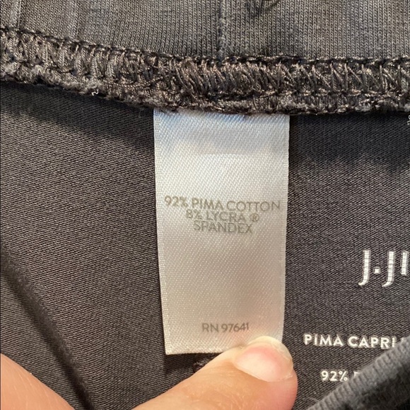 J. Jill Gray Leggings Medium Petite Pima Cotton Full Length - Picture 5 of 6